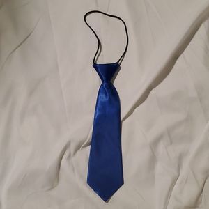 NEW SOLID BLUE TIE
